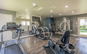 Fitness room with cardio | Riverstone apts in Sacramento, CA 95831